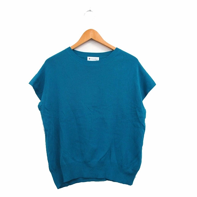 ジャイロ JAYRO カットソー Tシャツ 半袖 シンプル ブルー 青 /KT35 レディース拍卖