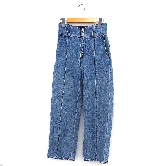 ワンアフター アナザー ナイスクラップ one after another NICE CLAUP デニム ジーンズ ストレート コットン 綿 ゆったり ジップフライ M拍卖