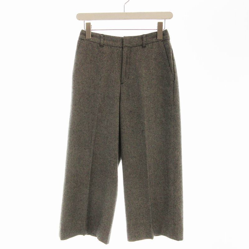 インディヴィ INDIVI ストレートパンツ スラックス 34 グレー 621151036 /EE レディース拍卖