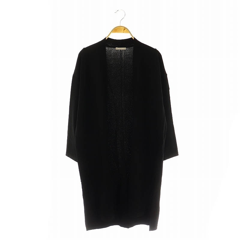 セオリーリュクス theory luxe Pure Crepe Amaya H Str カーディガン ロング 32 ブラック /DO ■OS レディース拍卖