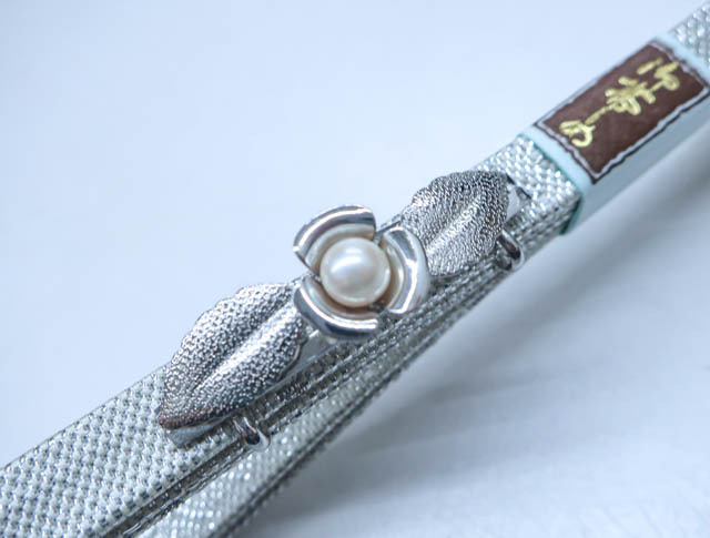 《古美術京松》【着物】 和装小物 帯締め 帯締 佐賀錦 帯留め セット R6W-374拍卖