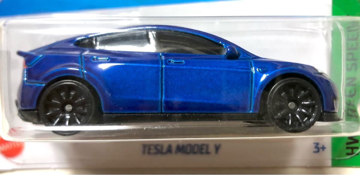 レア USDMカード 2024 Tesla Model X テスラ モデル エックス Ryu Asada リュウ アサダ Dark Blue ダーク ブルー HW Green Speed 絶版拍卖