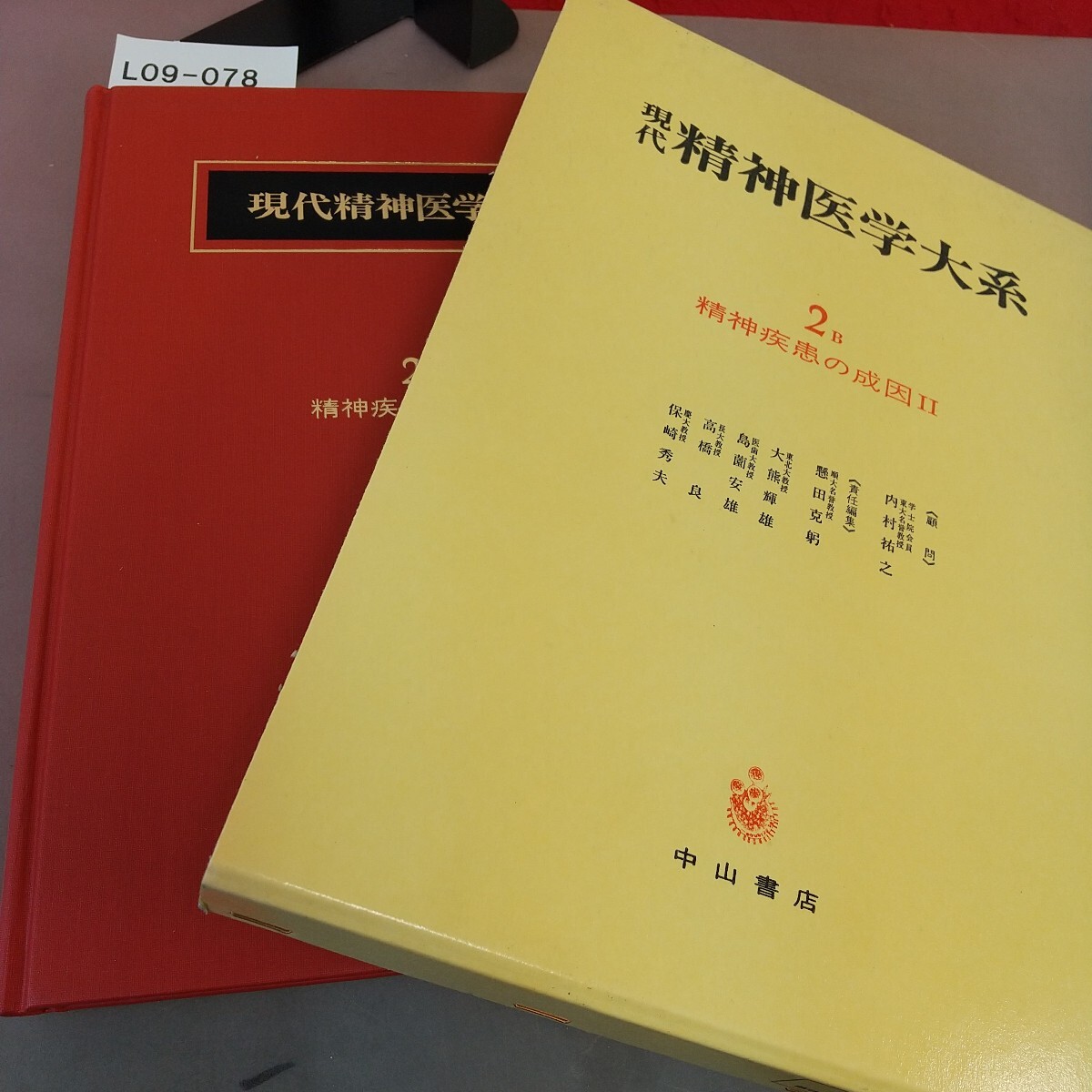 L09-078 現代精神医学大系 2b 精神疾患の成因Ⅱ 中山書店 汚れあり拍卖