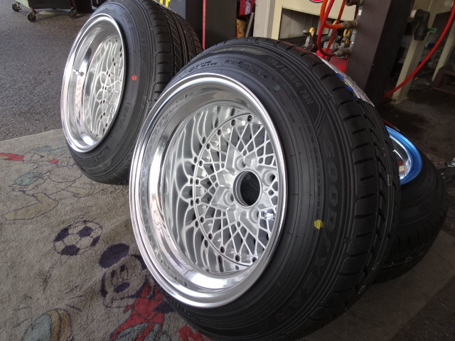 SSRフォーミュラーメッシュ 9J-14 10J-14 GY 175/60R14 新品 旧車拍卖