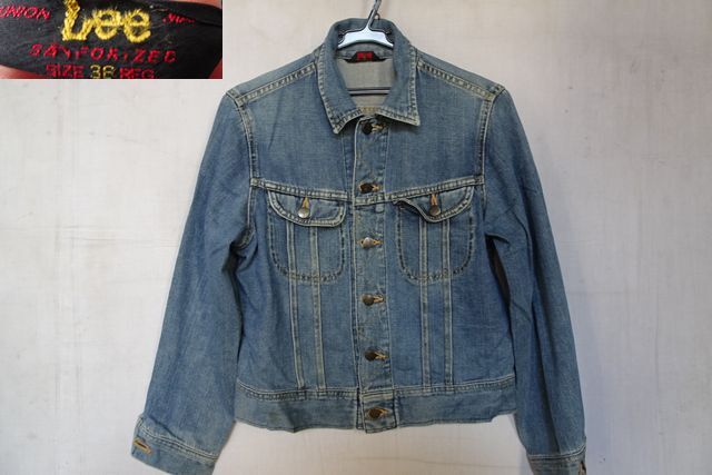 Lee/リー/E720-1944/ジージャン/Gジャン/デニムジャケット/アウター/定番デザイン/インディゴブルー/青/Sサイズ(2/14R7)拍卖