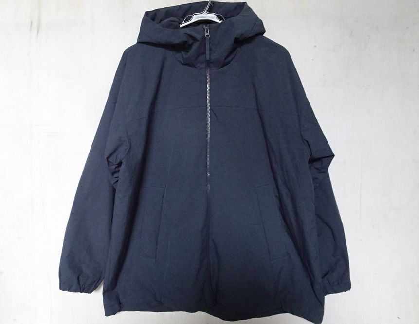 SUNNYPAL/長袖パーカ/ジャンパー/前ジップアップ/裏地フリース素材/袖口ゴム/裾ドローコード/紺/ネイビー/4Lサイズ(2/21R7)拍卖