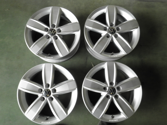 VW純正? 15インチ 5.5J 5H 100 +40 KBA50416 4本セット ポロ 福岡 北九州 小倉 八幡 筑豊 拍卖