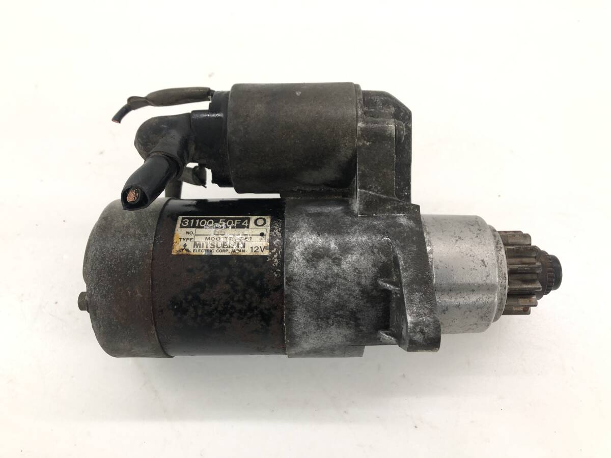 _b190252 スズキ エブリイ ジョイン リミテッド DE51V セルモーター スターター F6A 31100-50F40 M001T60681 DF51V キャリイ DC51T DD51T拍卖