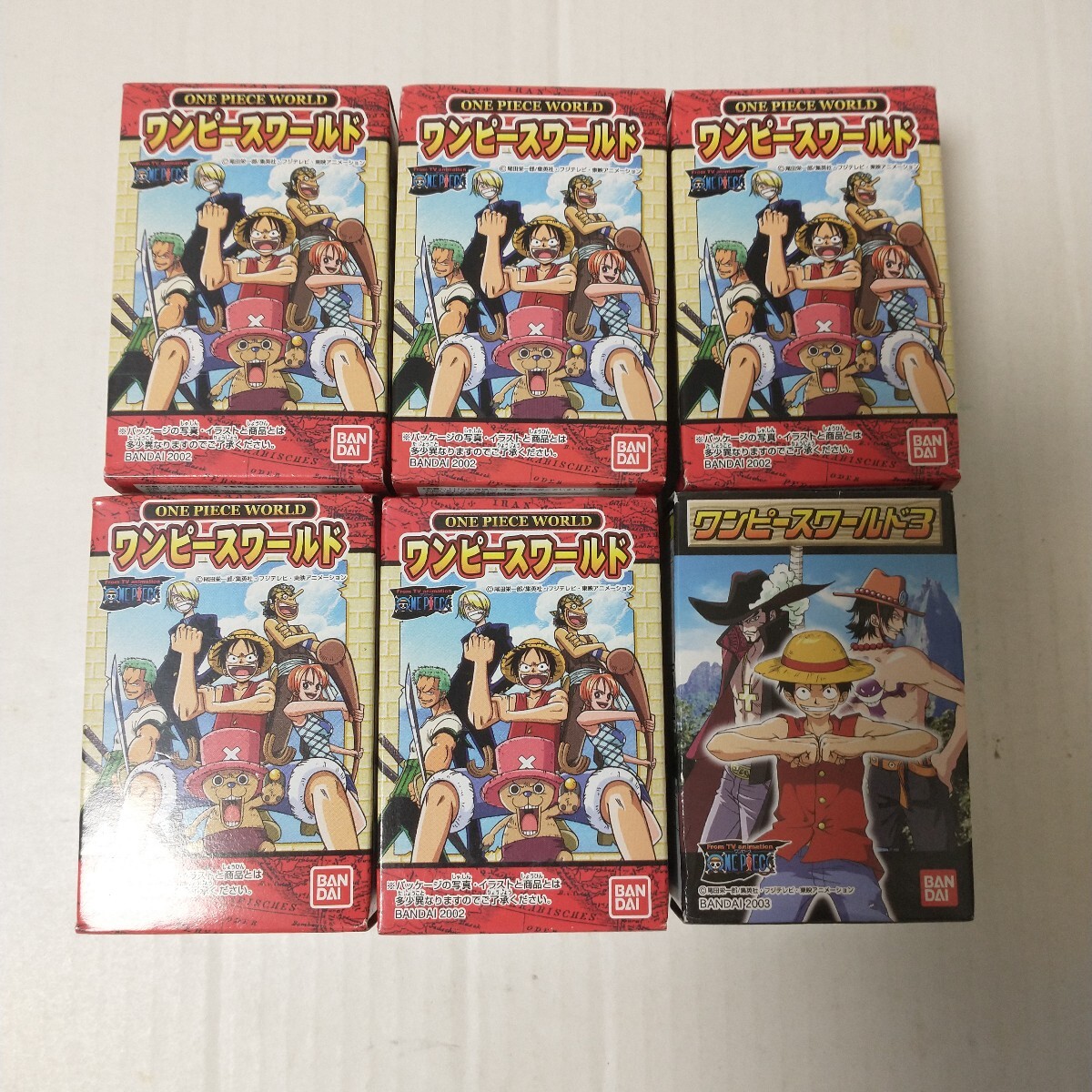 未開封品■希少 ワンピースワールド 6種セット ルフィ、ゾロ、サンジ、ナミ、ビビ、ロビン ONEPIECE拍卖