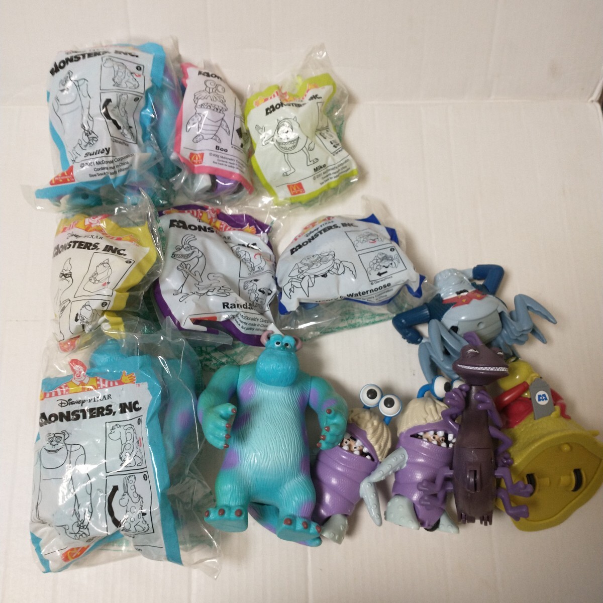 未開封品含むマクドナルドハッピーセット モンスターズインク フィギュア全6種合計13個セット拍卖