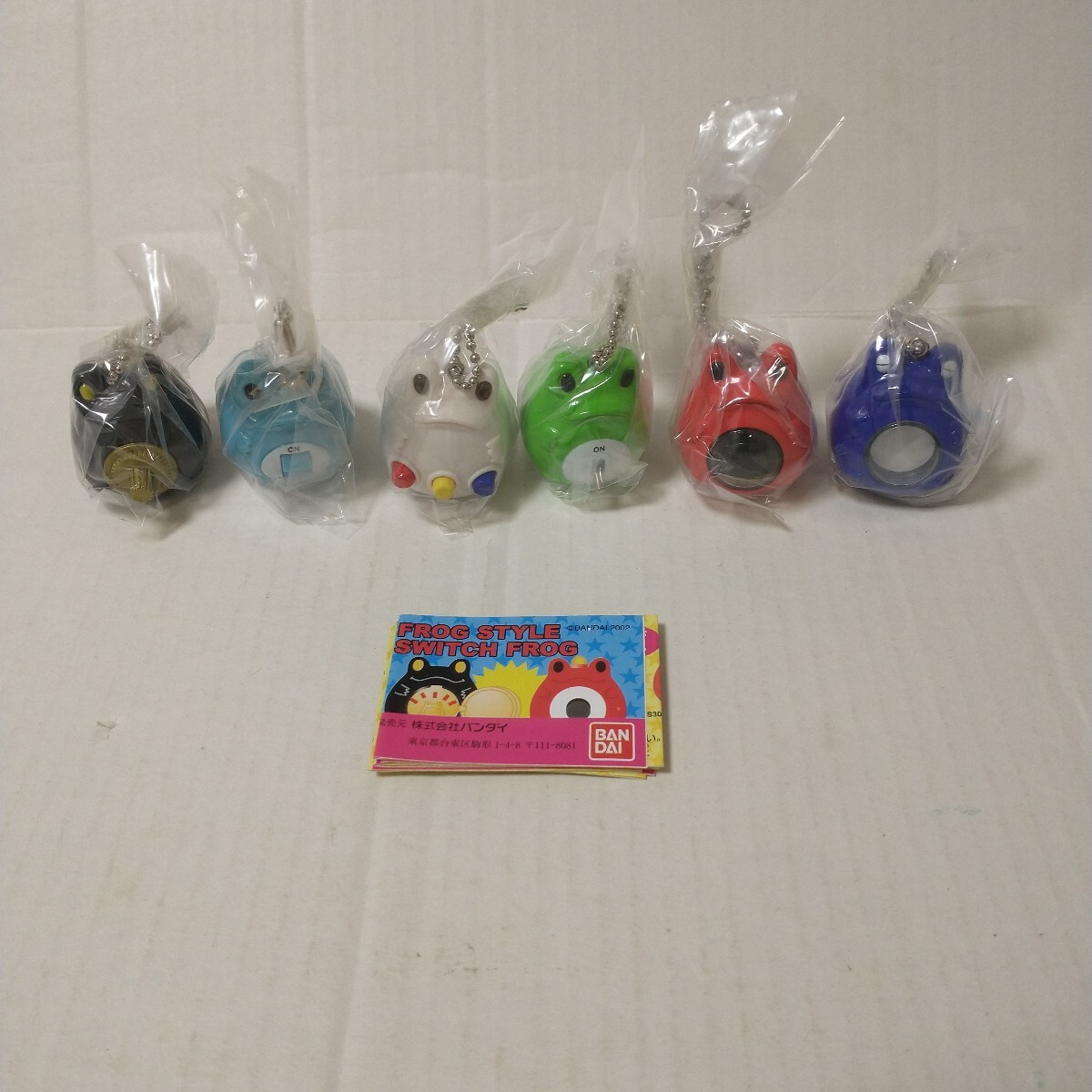 未開封■FROG STYLE フロッグスタイル SWITCH FROG 全6種セット スイッチフロッグ バンダイ ガシャポン拍卖