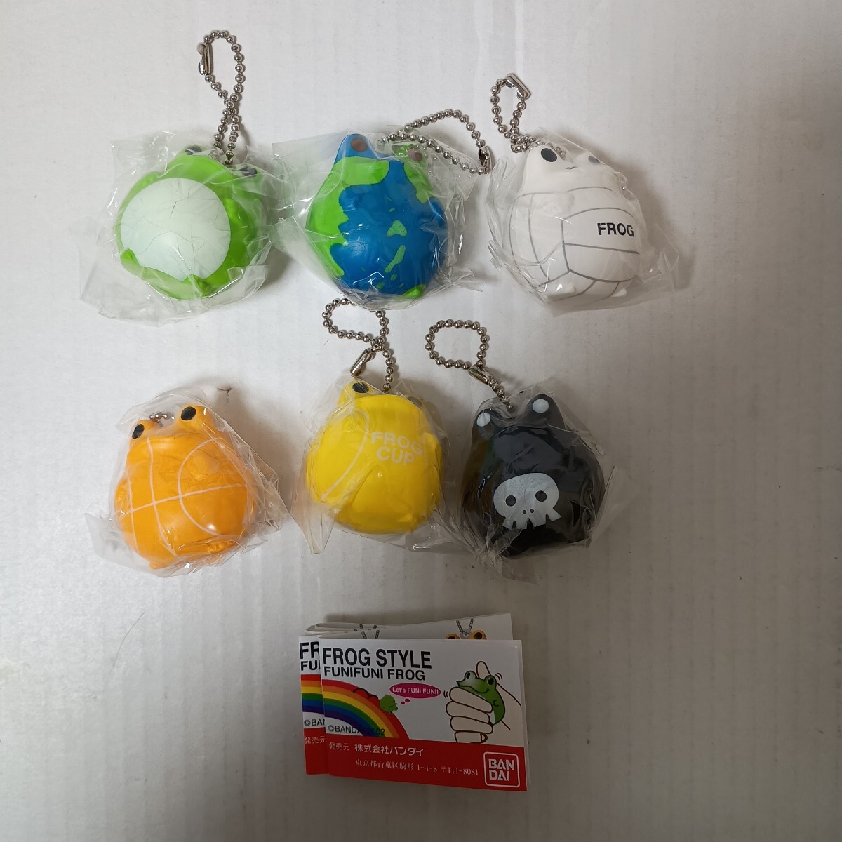 内袋未開封■FROG STYLE フロッグスタイル FUNIFUNI FROG ふにふにフロッグ バンダイ ガシャポン拍卖