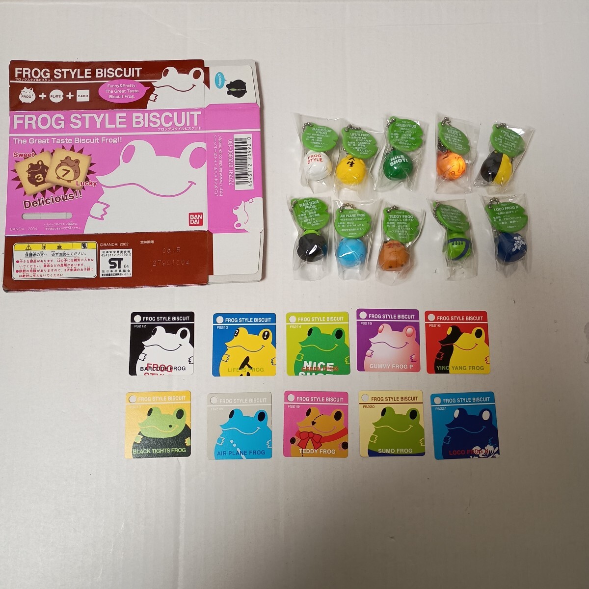 内袋未開封■FROG STYLE BISCUIT 全10種セット フロッグスタイル ビスケット バンダイ拍卖