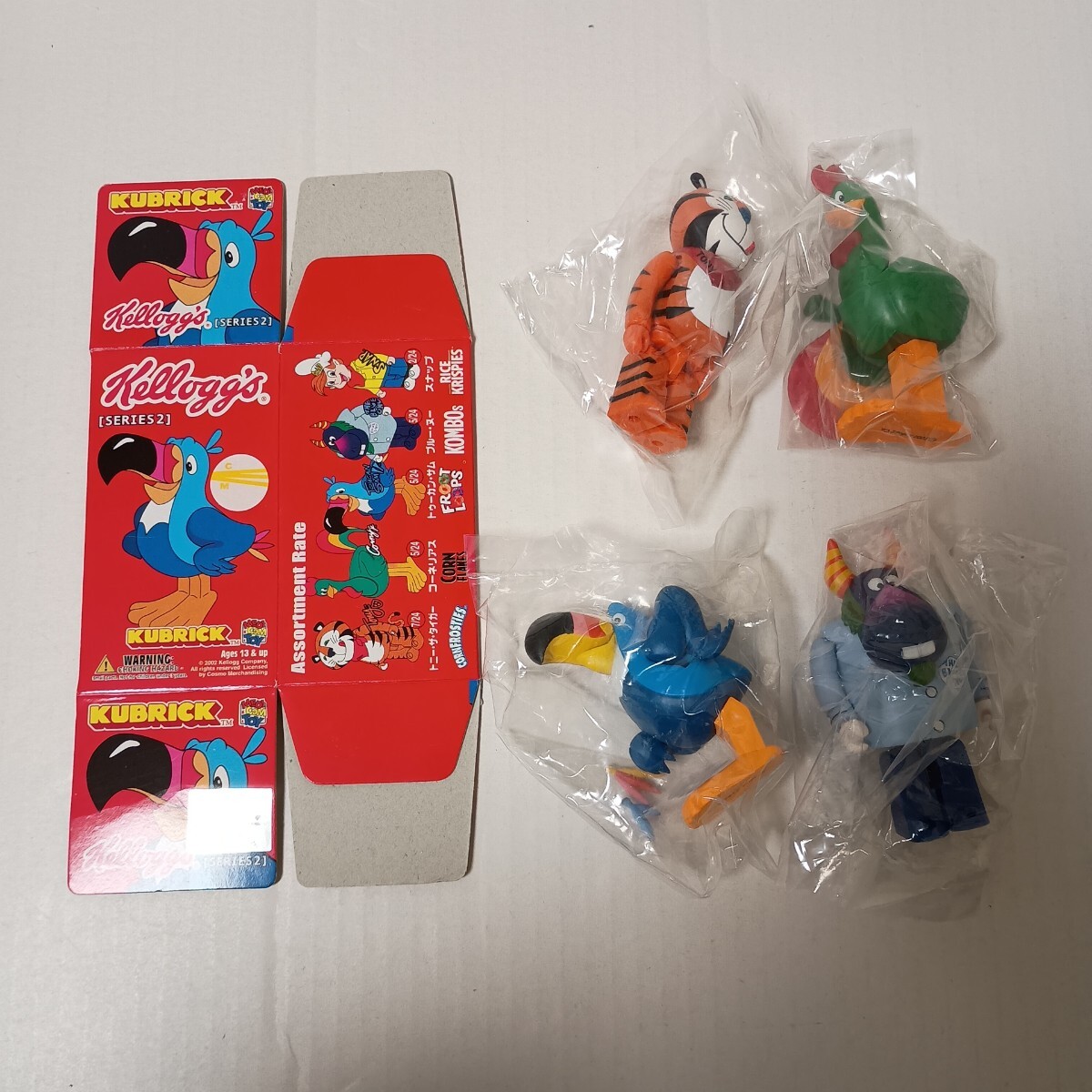 内袋未開封■KUBRICK Kellogg's SERIES2 4体セット メディコムトイ ケロッグ フィギュア拍卖