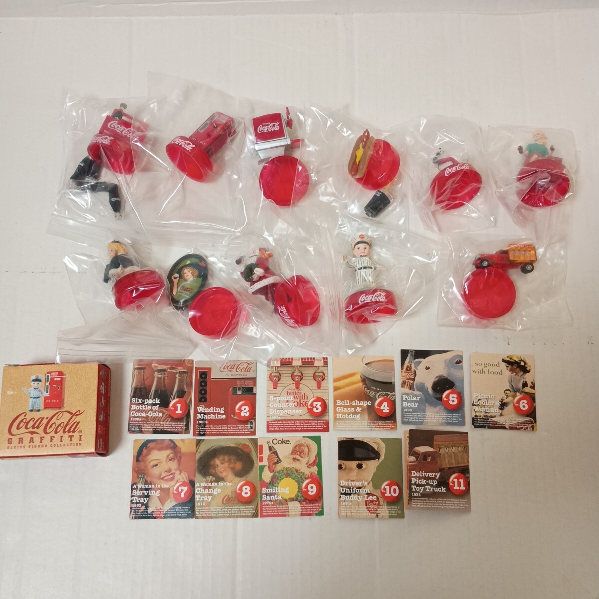 未使用品■コカコーラ 海洋堂 コカコーラ グラフィティ 11種コンプセット Coca-Cola GRAFFITI拍卖