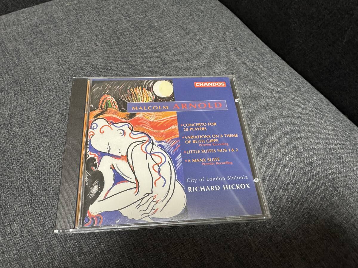 ■アーノルド/小組曲、管弦楽のための変奏曲、MANX組曲・ヒコックス指揮ロンドン・シンフォニア....Chandos拍卖