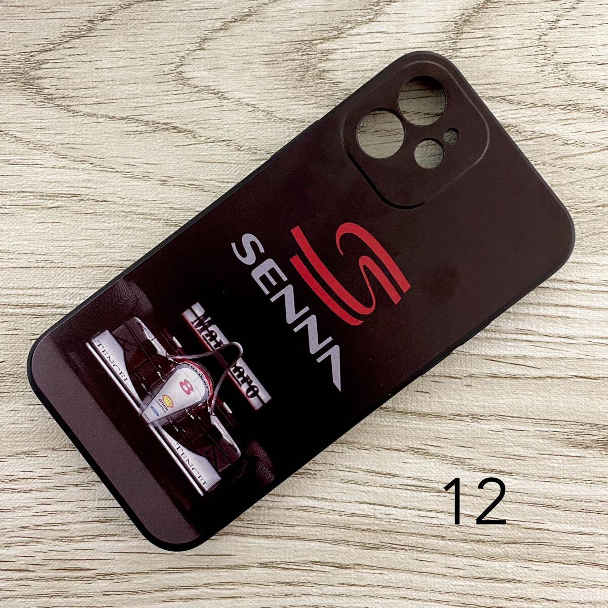 アイルトン・セナ 黒 マクラーレン iPhone 12 ケース F1 ホンダ McLaren Honda スマホ拍卖