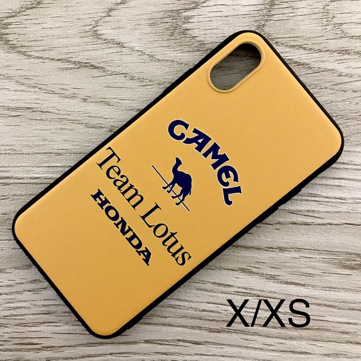 キャメル ロータス ホンダ iPhone X / XS ケース F1 アイルトン・セナ スマホ拍卖