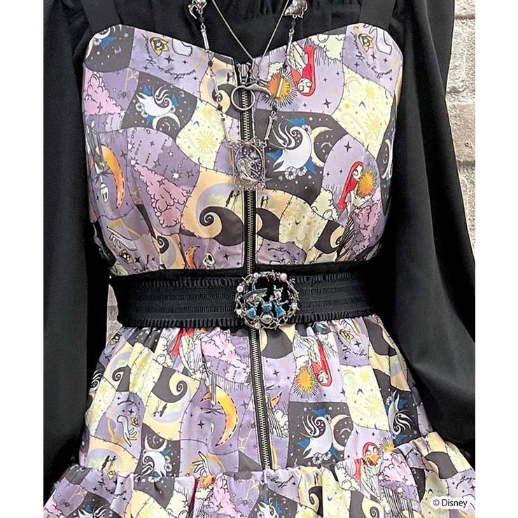 【送料無料・匿名配送】新品タグ付き axes femme アクシーズファム ナイトメアー・ビフォア・クリスマス/ゴムベルト 黒拍卖