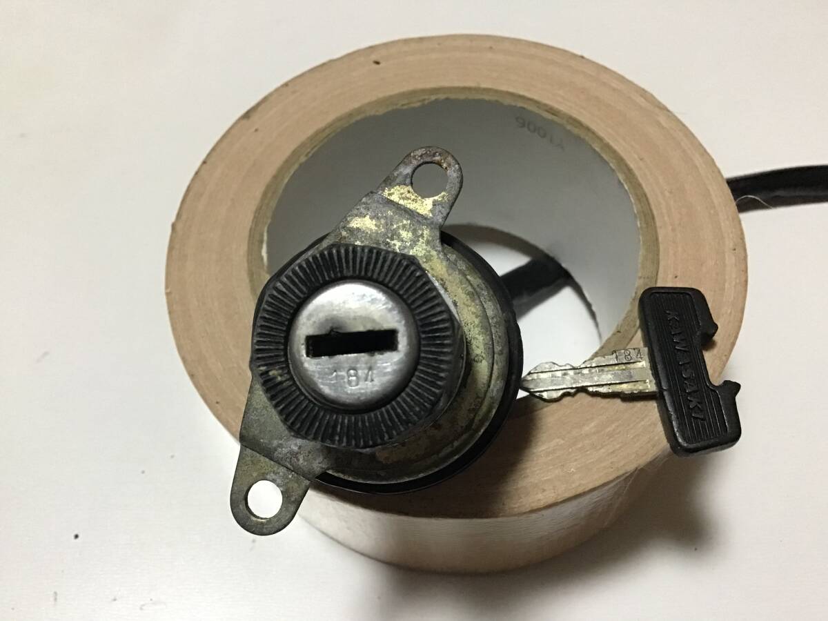 カワサキ イグニッションスイッチ キー 184 ( 検、Z1 Z2 マッハ )拍卖