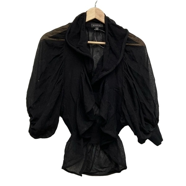 エポカ EPOCA ボレロ サイズ40 M - 黒 レディース 半袖 トップス拍卖