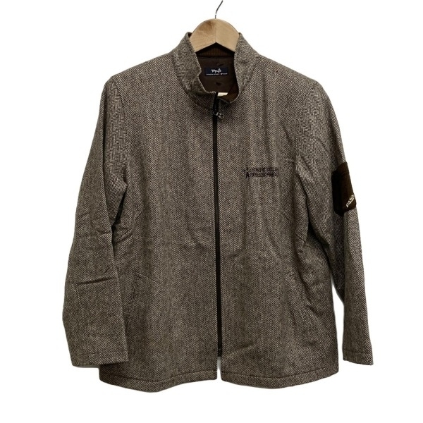 トピィーズ Topys ブルゾン サイズ28 L - ダークブラウン×アイボリー レディース 長袖/肩パッド/秋/冬 ジャケット拍卖