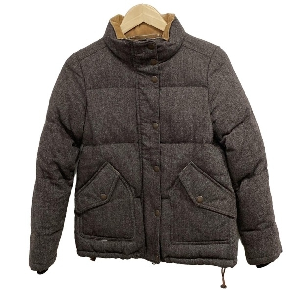 トミーヒルフィガー TOMMY HILFIGER ダウンジャケット サイズM - ダークブラウン レディース 長袖/冬 ジャケット拍卖