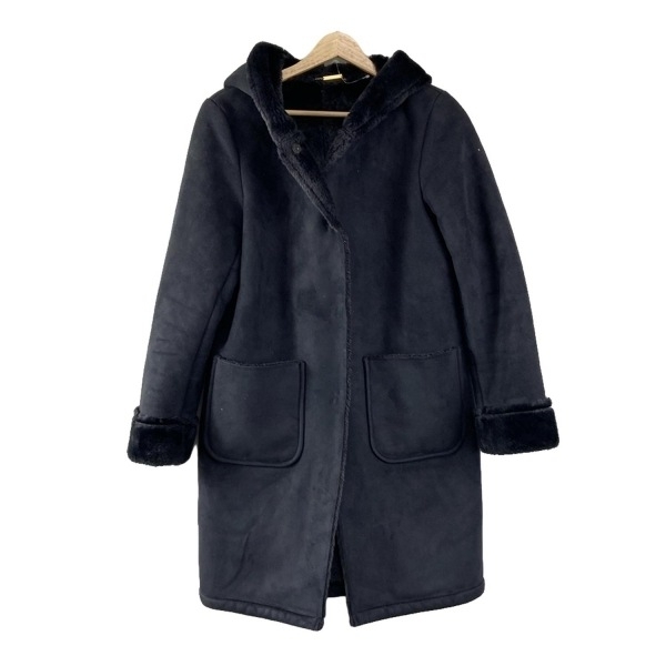 ビューティアンドユース ユナイテッドアローズ BEAUTY&YOUTH UNITEDARROWS サイズM - 黒 レディース 長袖/フェイクムートン/冬 コート拍卖