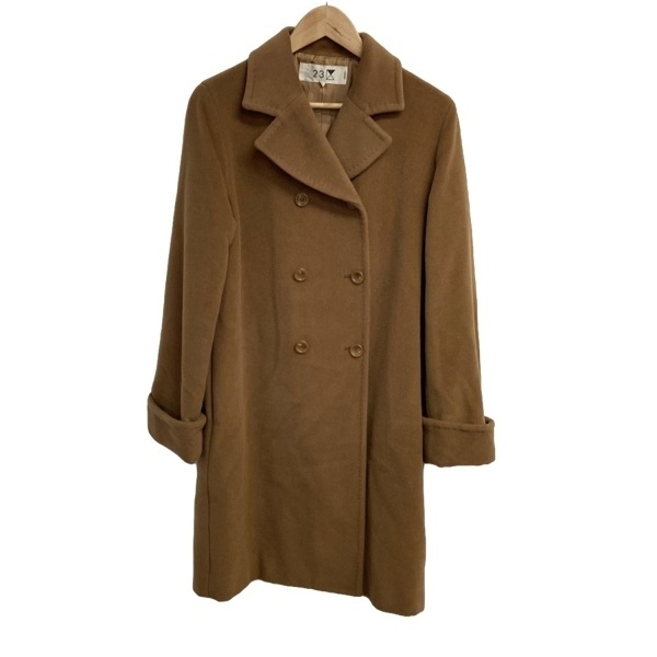 ニジュウサンク 23区 サイズ38 M - ブラウン レディース 長袖/冬 コート拍卖