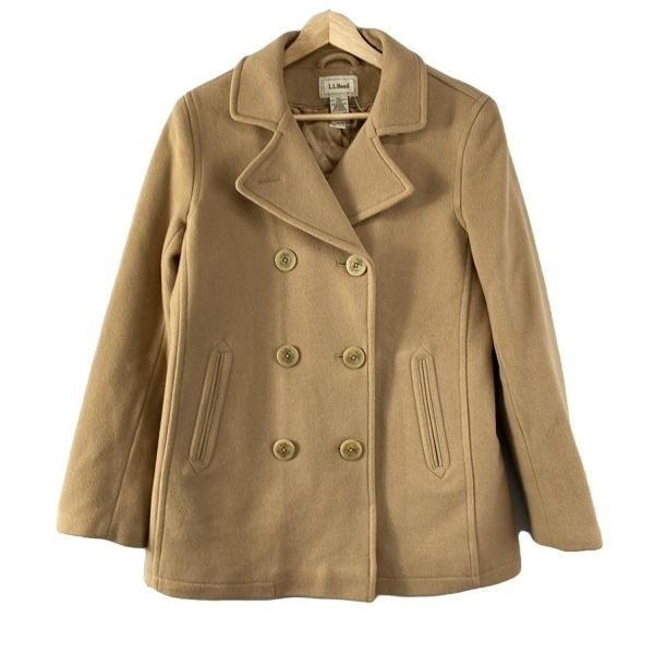 エルエルビーン L.L.Bean Pコート - ベージュ レディース 長袖/中綿/秋/冬 コート拍卖