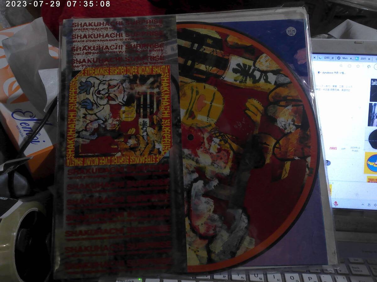 Shakuhachi Surprise / Space Streakings Sighted Over Mount Shasta U.S.&U.K. Limited Picture LP 拍卖