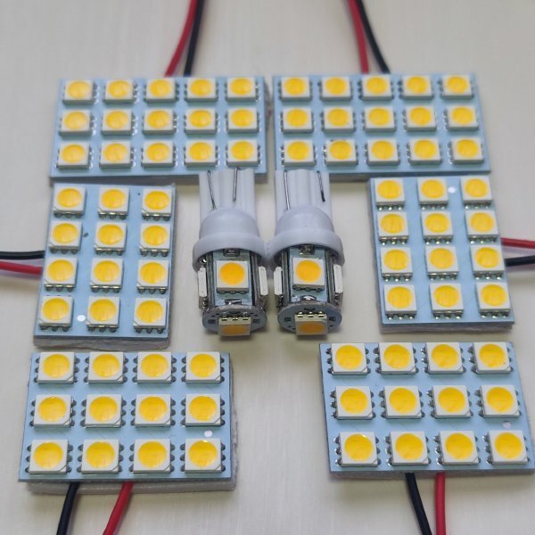 30系 アルファード ヴェルファイア 電球色 ウォームホワイト 暖色 T10 LED ルームランプ 8個セット トヨタ /d15/d12/d5拍卖