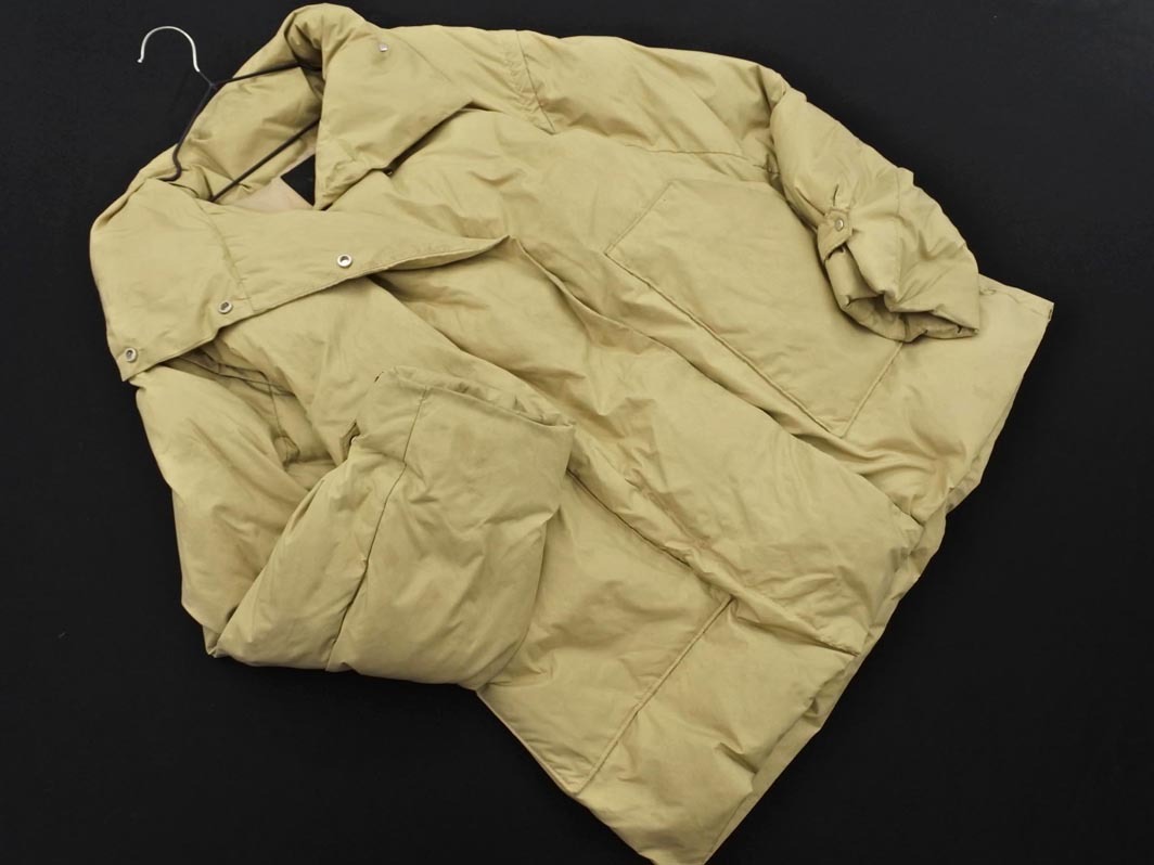 KBF ケービーエフ アーバンリサーチ 2WAY ベスト 中綿 ジャケット sizeOne/ベージュ ◇■ ☆ fbc1 レディース拍卖