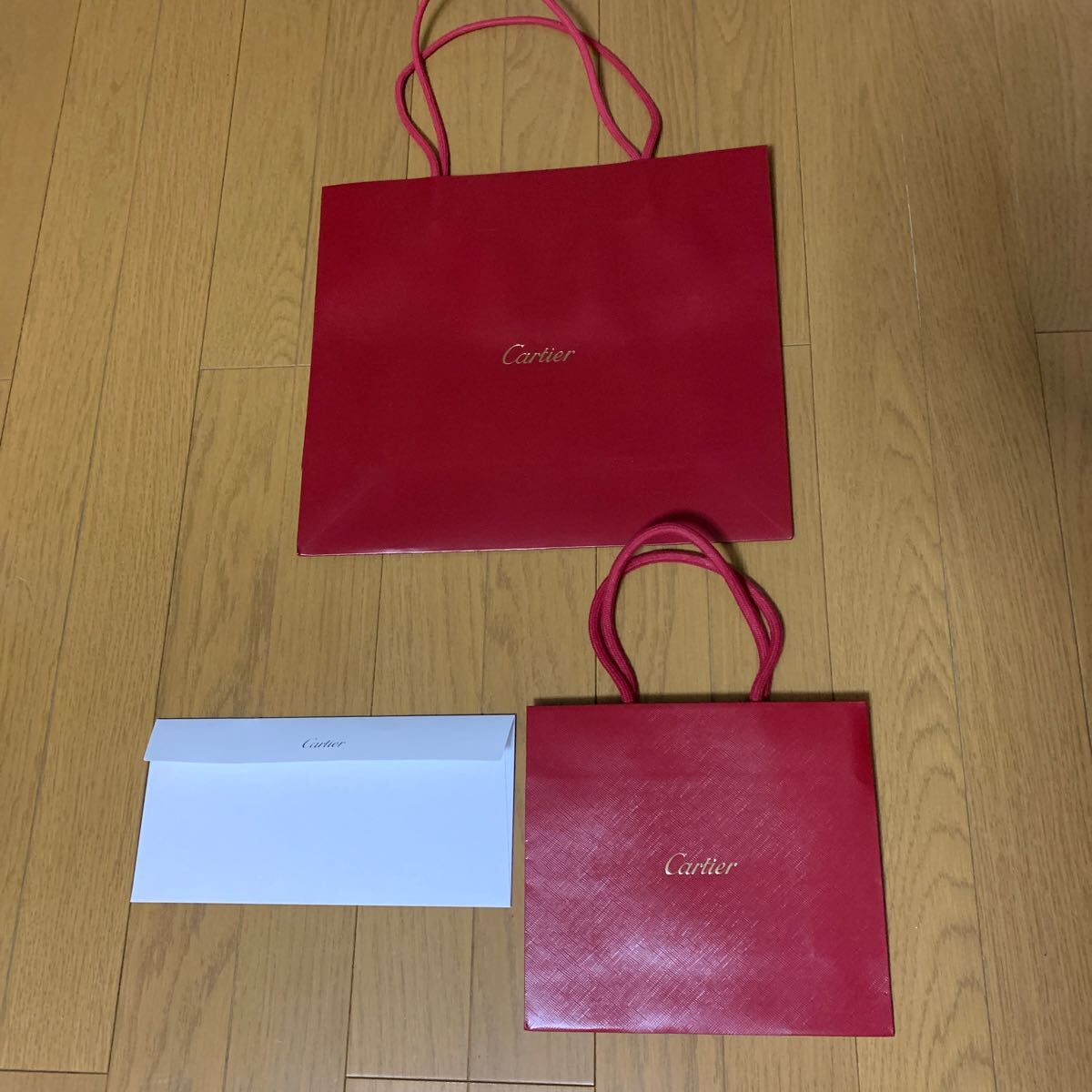カルティエ ★Cartier ★紙袋 ★ショップ袋 ★ショッパー ★手提げ紙袋 ★非売品★★封筒★拍卖