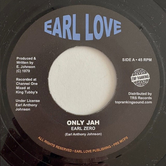試聴 / EARL ZERO / ONLY JAH /King Tubby/Reggae/Roots/Dub/big hit !!/7inch/1071拍卖