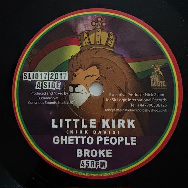 試聴 / LITTLE KIRK /GHETTO PEOPLE BROKE /Reggae/Roots/Dub/big hit !!/7inch/1072拍卖