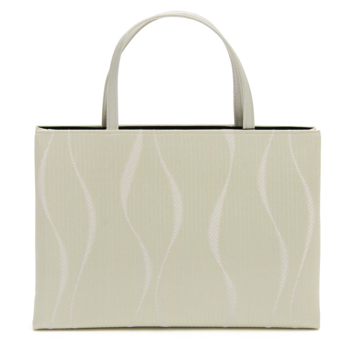 ☆着物タウン☆ 和装トートバッグ 尾州織 ジャガードバッグ No.07 薄緑 ライトグリーン レディース 着物バッグ 和装バッグ bag-00020拍卖