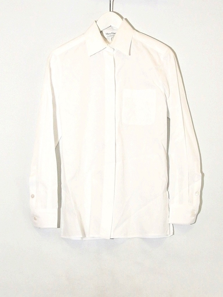 マックスマーラ MAX MARA シャツ ブラウス Yシャツ ※クリーニング済み ホワイト sy4818215735拍卖
