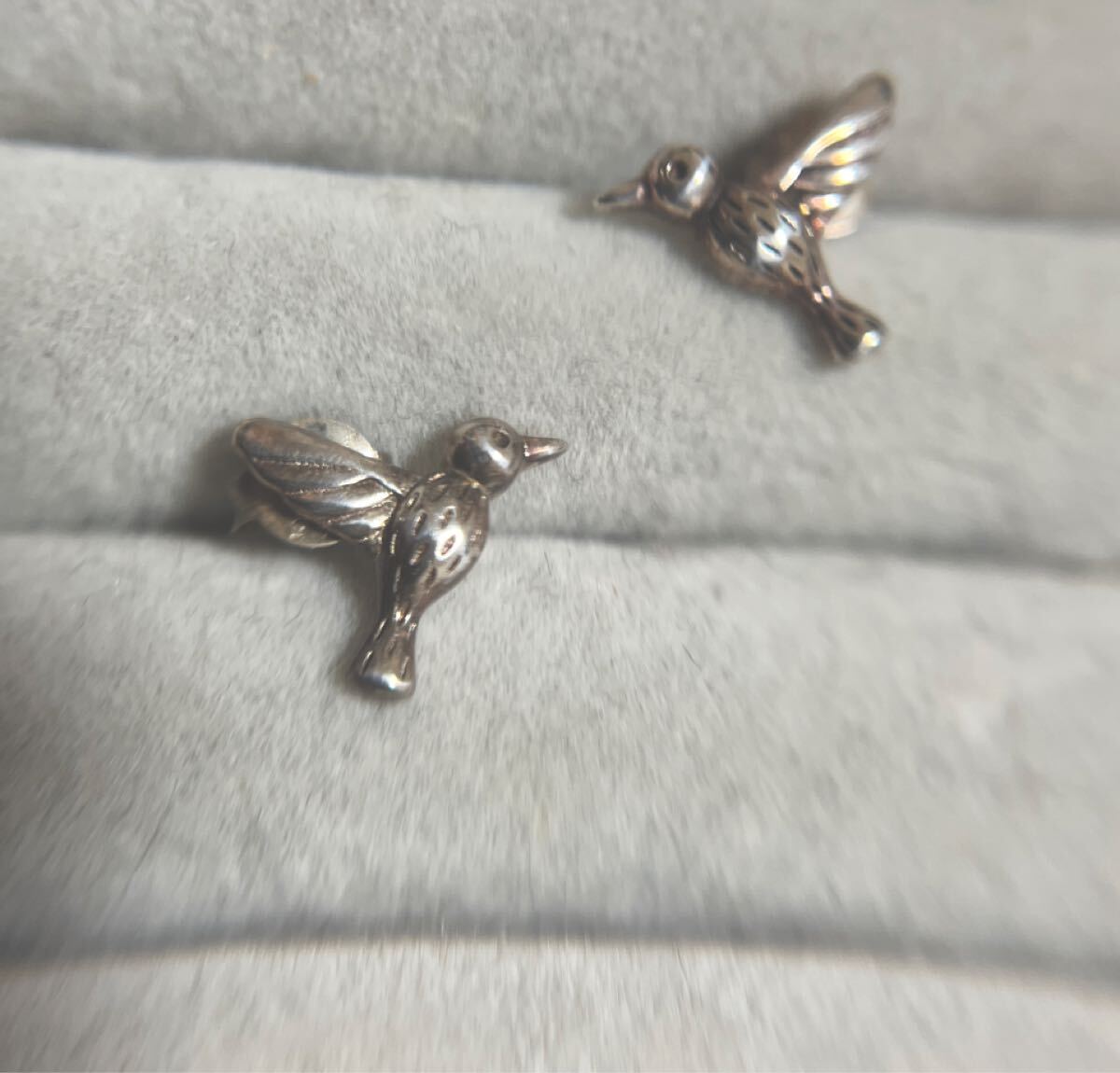 シルバー925 SV925 bird バード 鳥モチーフ ピアス 男女兼用拍卖