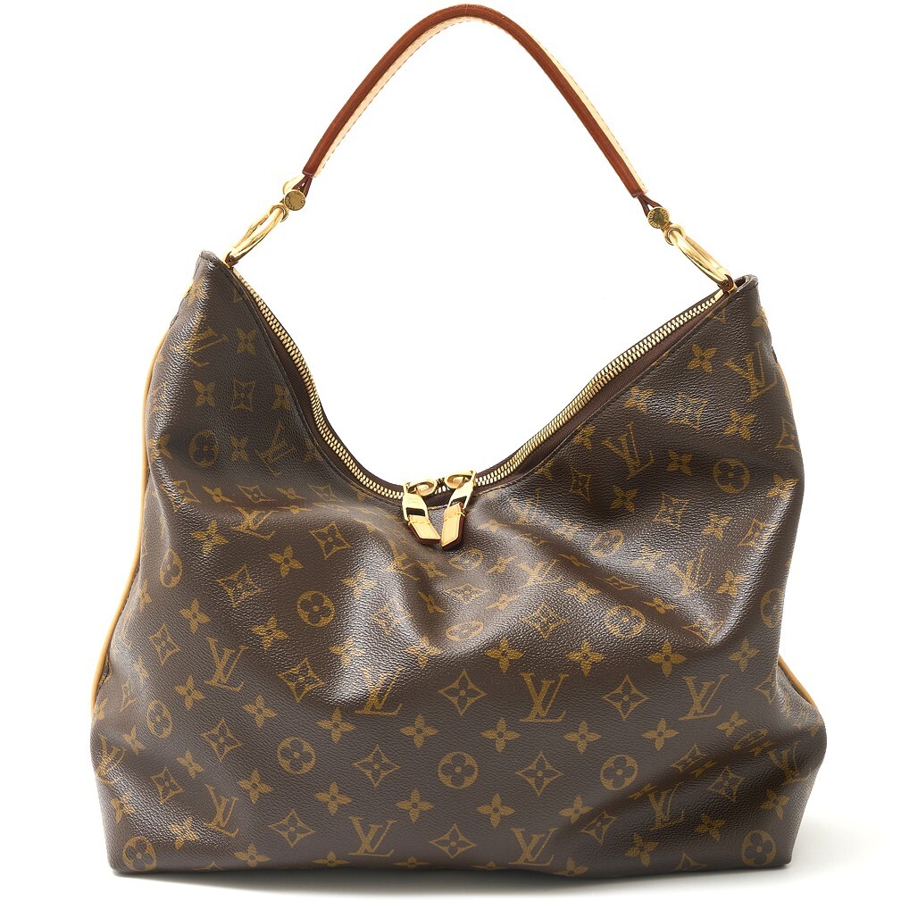 LOUIS VUITTON ルイヴィトン シュリ MM M40587 2WAY ハンド ショルダーバッグ モノグラム×レザー ブラウン×ゴールド金具 レディース拍卖
