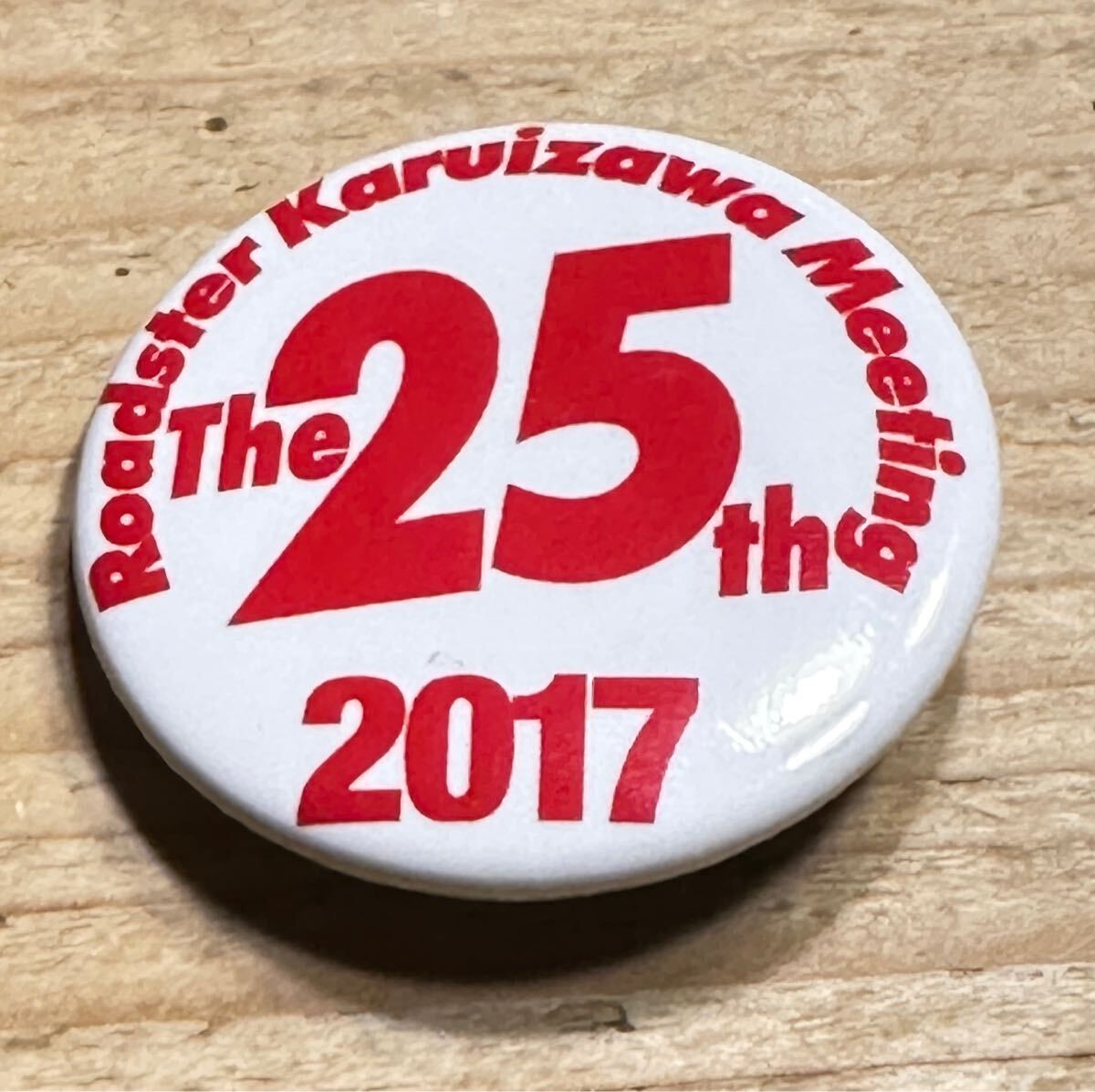 ロードスター 軽井沢ミーティング 2017 缶バッチ 非売品 roadster マツダ 缶バッジ拍卖