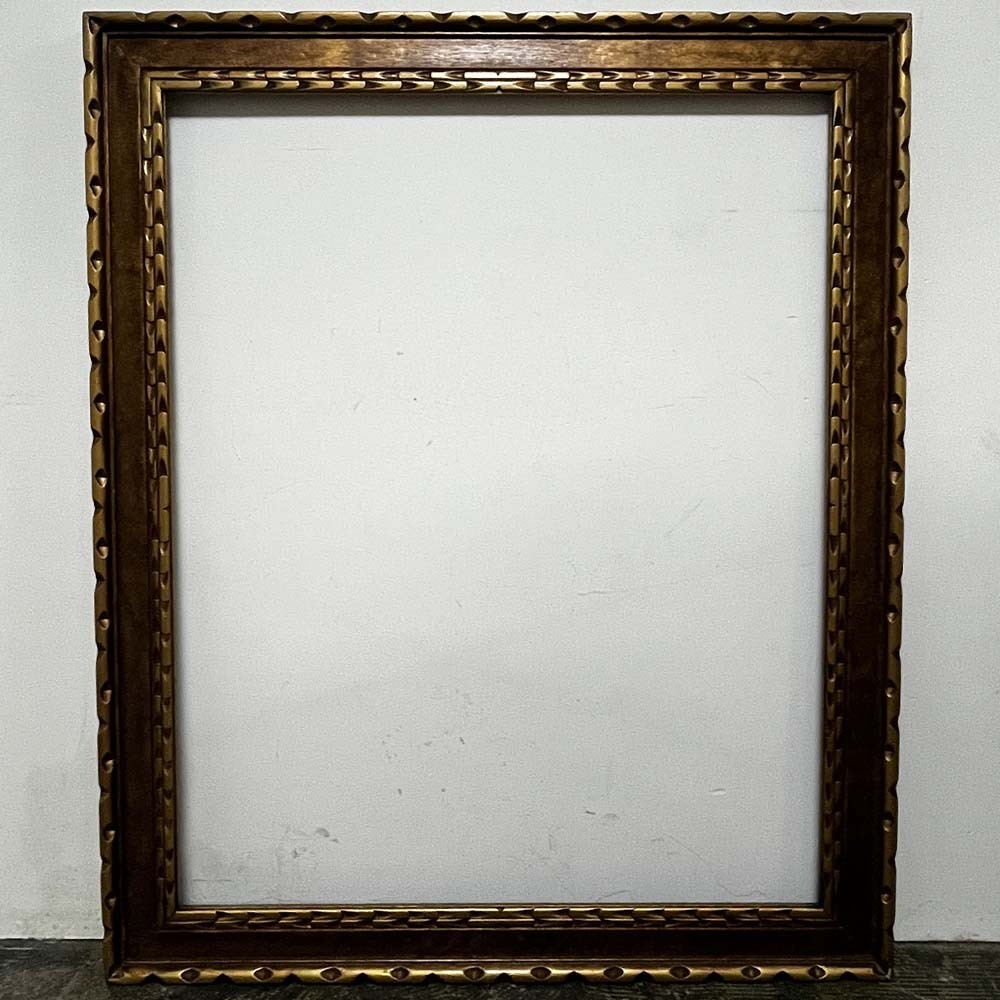 ヴィンテージ額縁 木製フレーム 1160×965mm②/金ゴールドアンティークアメリカusa雑貨フランスイギリス北欧古着屋tシャツディスプレイ60s拍卖