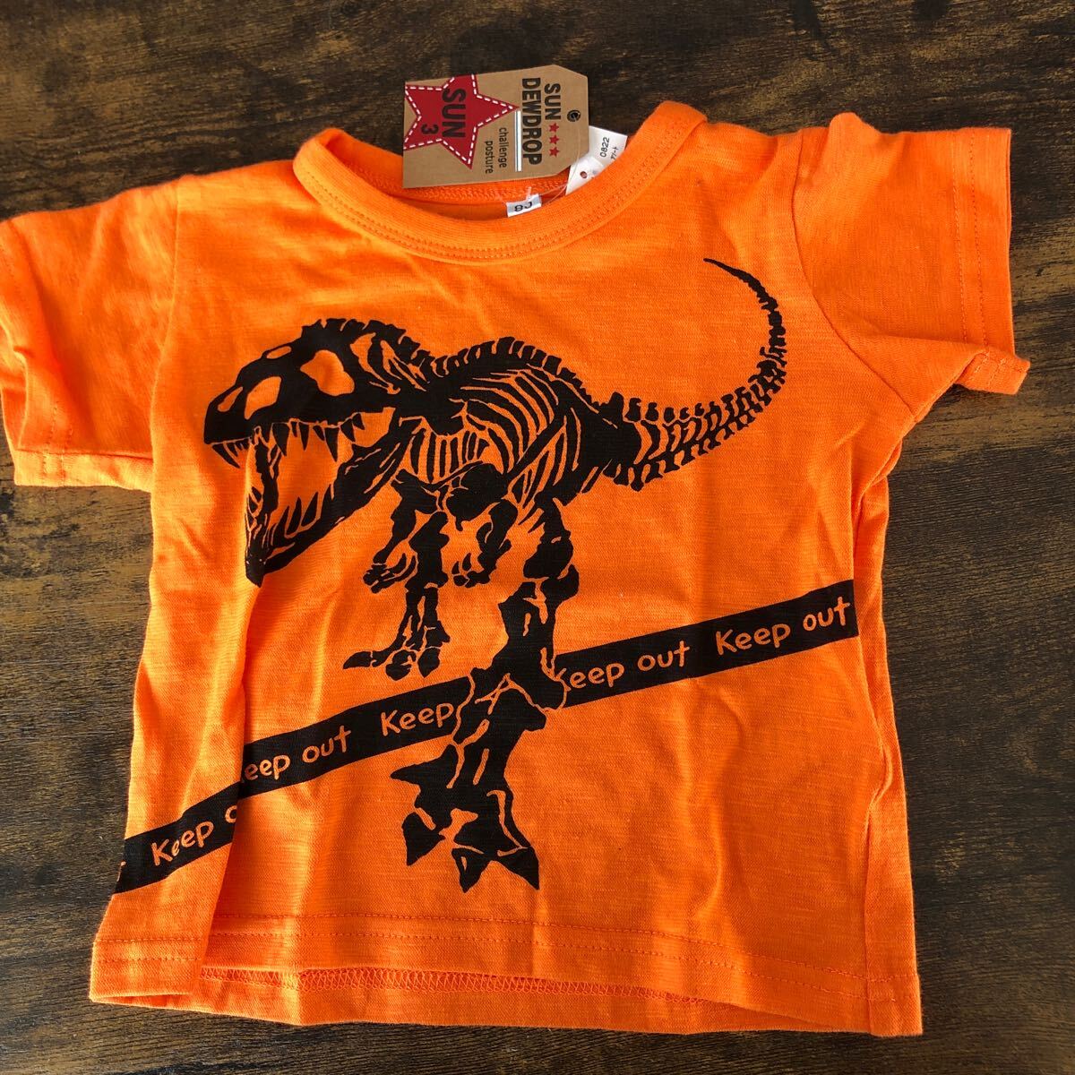 半袖Tシャツ ベビー服 サイズ80 恐竜 新品拍卖