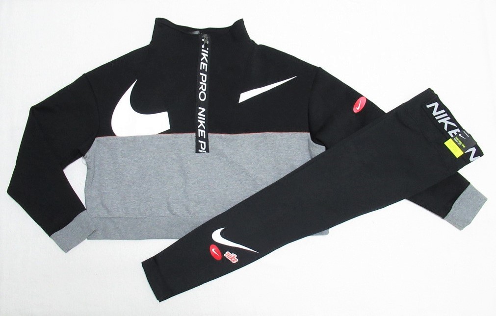 NIKE PRO トレーニング トップ タイツ セットアップ 黒 ブラック XL ナイキ トレーナー ジャージ 上下セット CJ3467-010 DB4473-010拍卖