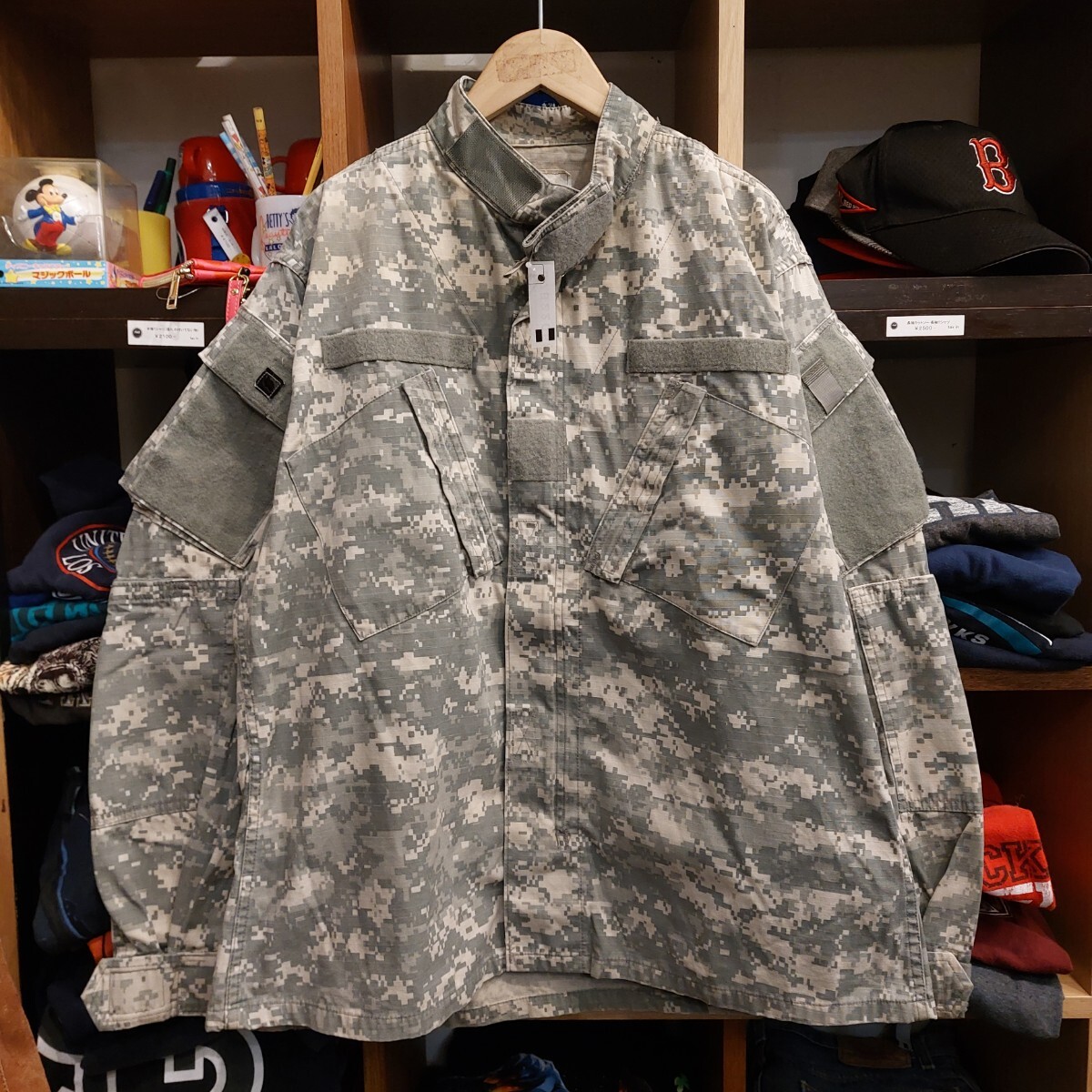 ミリタリー 迷彩 コンバットユニフォーム M/R カーキ 米軍 軍物 デジタルカモ U.S.ARMY 07B2205拍卖