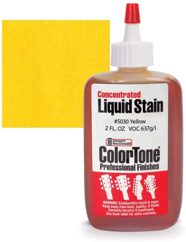 米StewMac社 ColorTone Lemon Yellow 5037 リキッドステイン ボディ&ネックの着色剤 #STEWMAC-CTSTAIN-5037拍卖