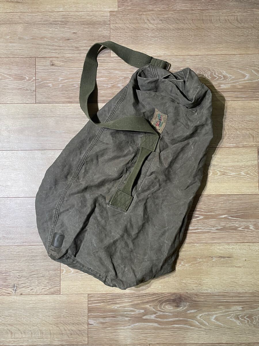 実際に使用されていた味のある激レアVINTAGE ミリタリーランドリーバッグ拍卖