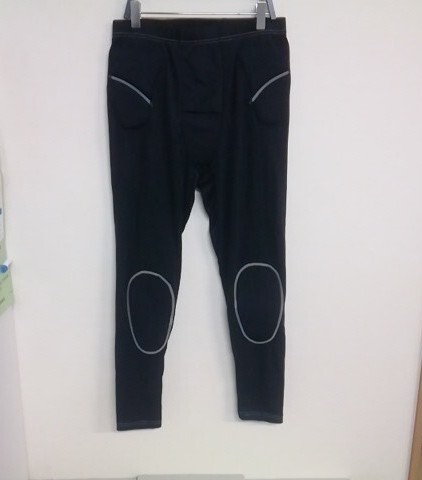 ★【古着】 X GAMES(エックスゲーム) プロテクターレギンス(スパッツ) Lサイズ ブラック拍卖