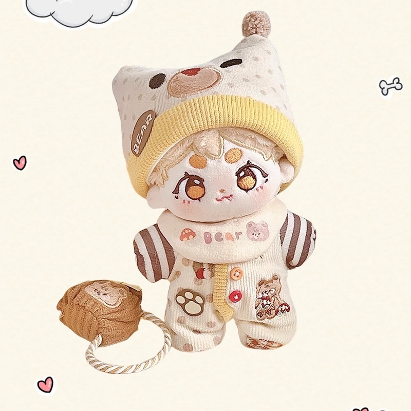 着ぐるみ ぬい服 NO.4 ベビー服 セット 20センチ 被り物 着せ替え 推し活 ちびぬい用 ぬいぐるみ 洋服 可愛い 服のみ拍卖