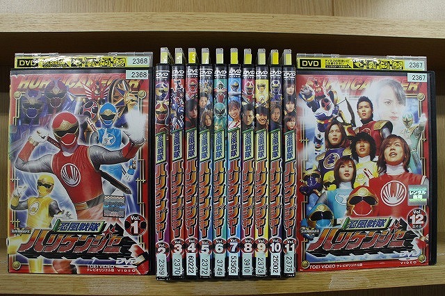 DVD 忍風戦隊ハリケンジャー 全12巻 ※ケース無し発送 レンタル落ち ZI7505拍卖